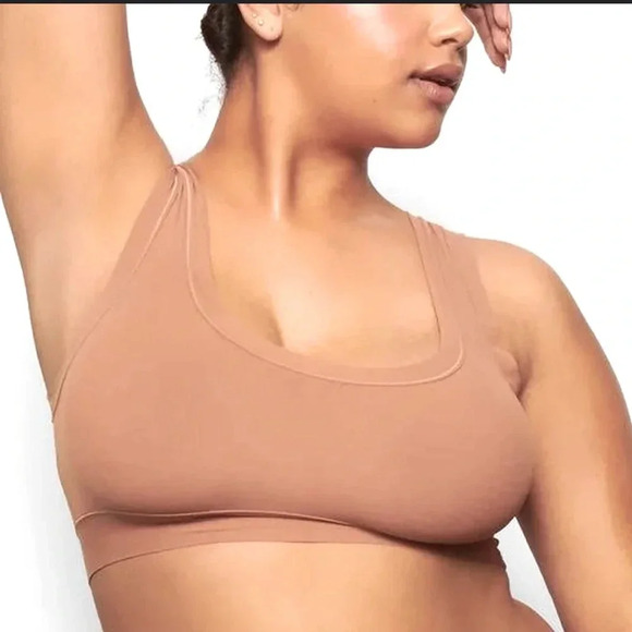 SKIMS Summer Mesh Bralette In Nude Women’s Size Small - Picture 1 of 5